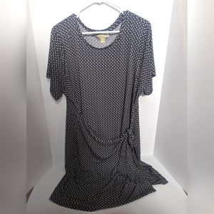 Michael Kors Women's Size 2XL Print Wrap Midi Dress